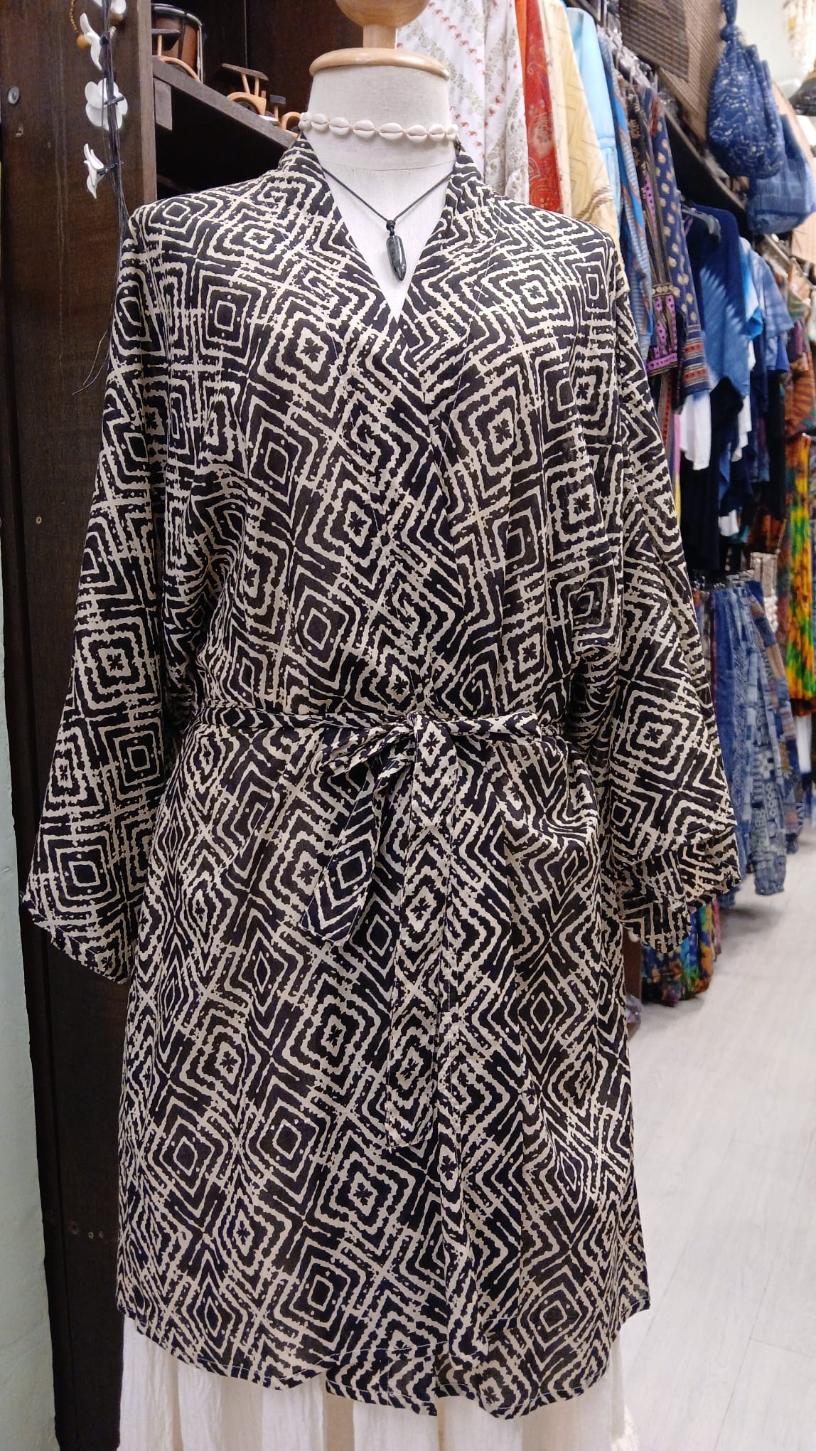 Printed Cardigan