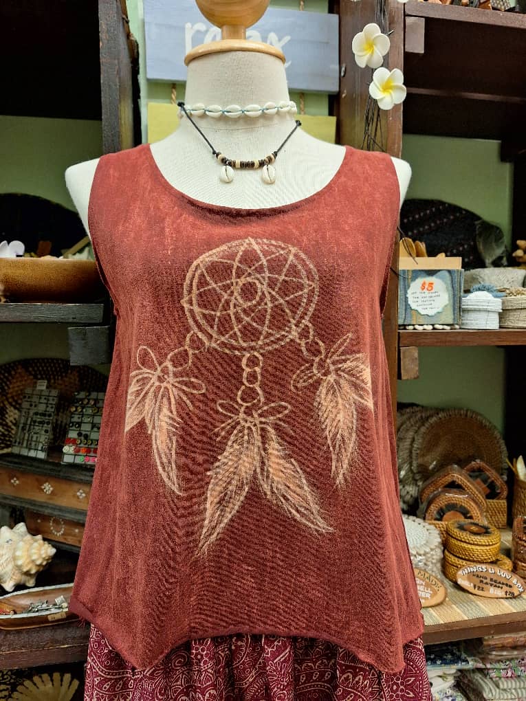 Stonewash Sleeveless Top