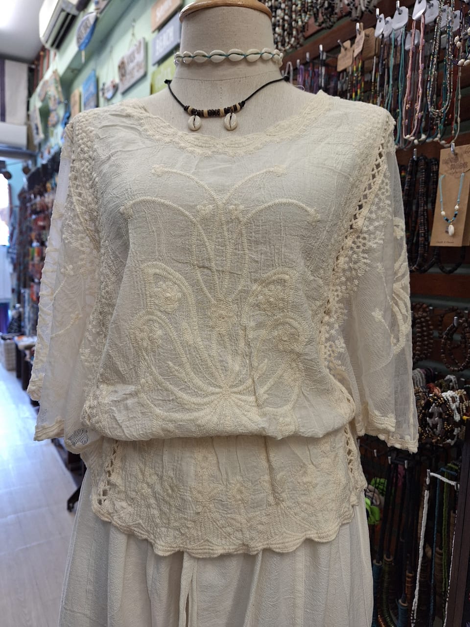 Blouse Butterfly Sleeve