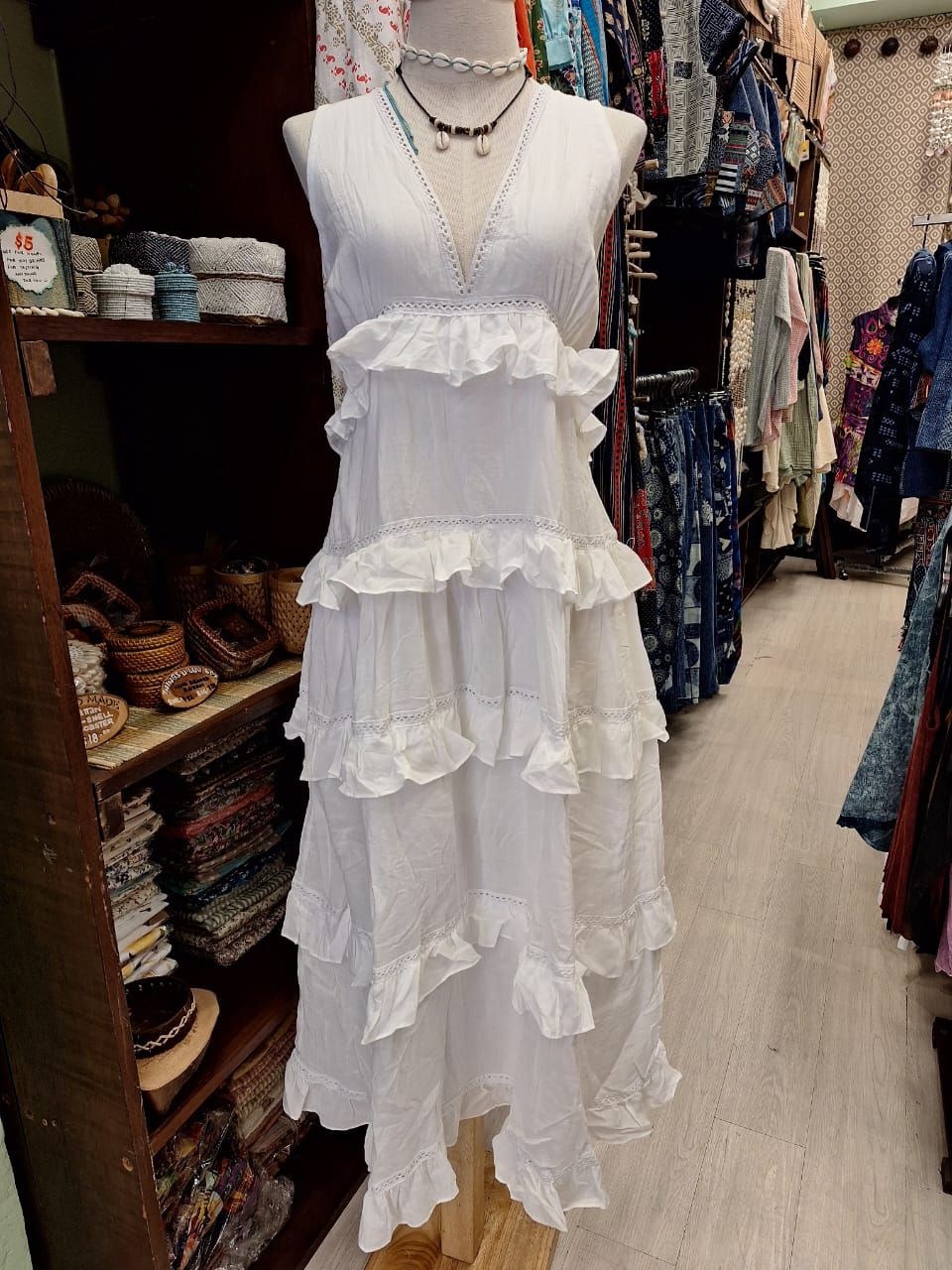 Ruffles Maxi Dress