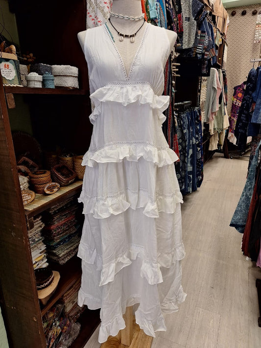 Ruffles Maxi Dress
