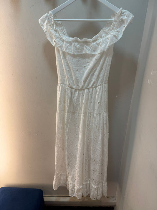 Sleeveless Eyelet Dress