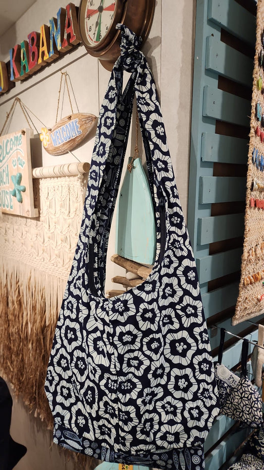 Indigo sling bag