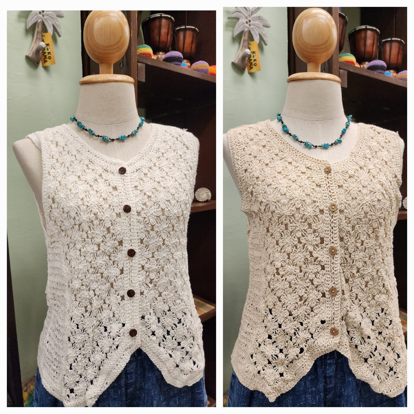 Crochet vest