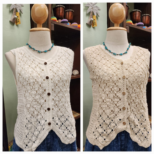 Crochet vest