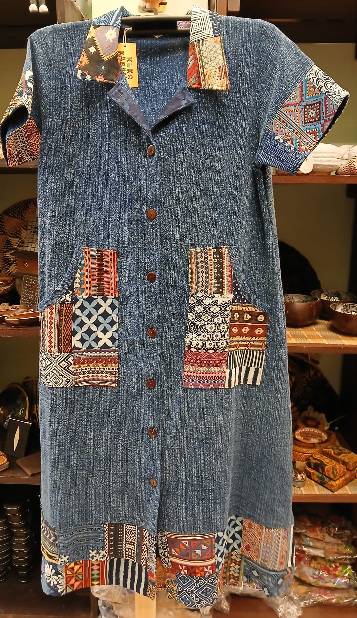 Patchwork coat