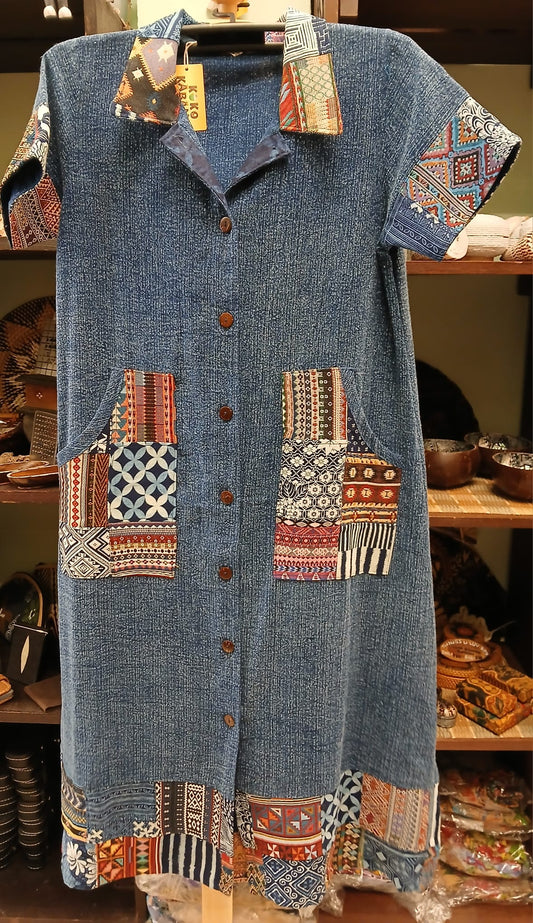 Patchwork coat