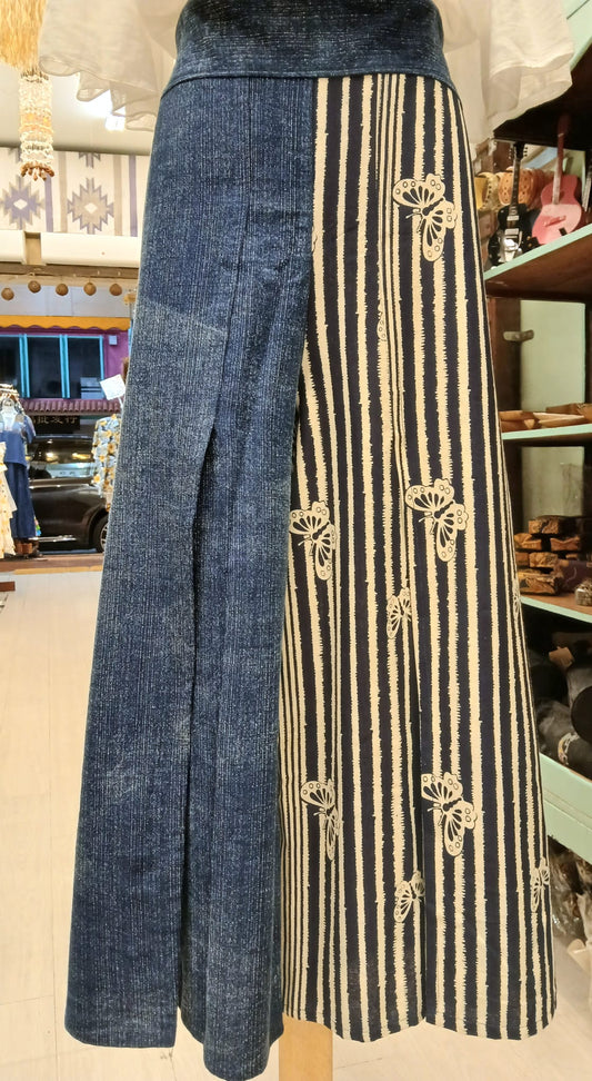 Slit pants