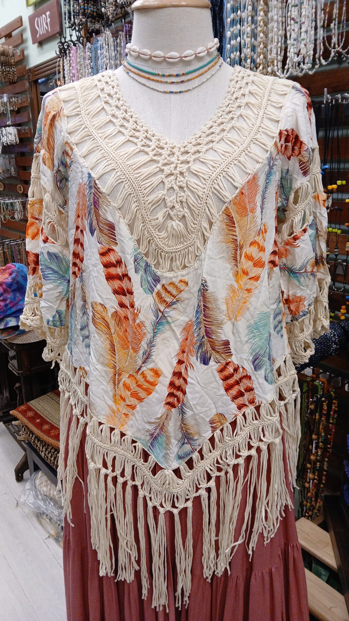 3/4 tassle top