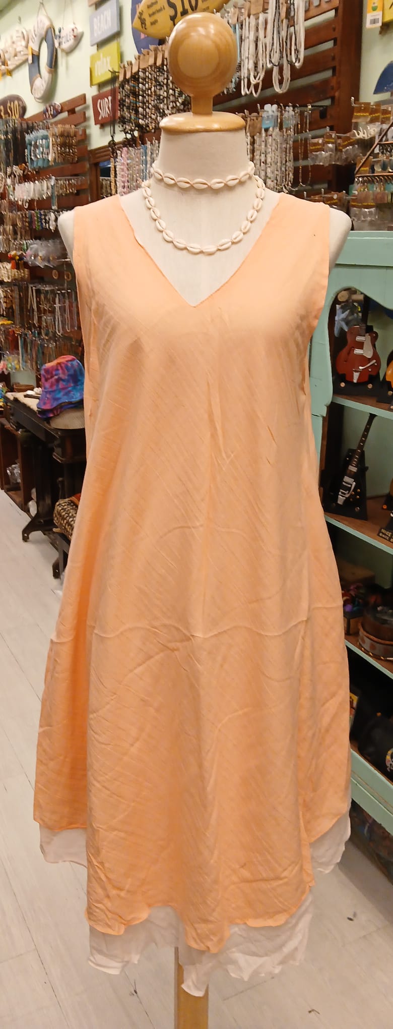 Sleeveless midi