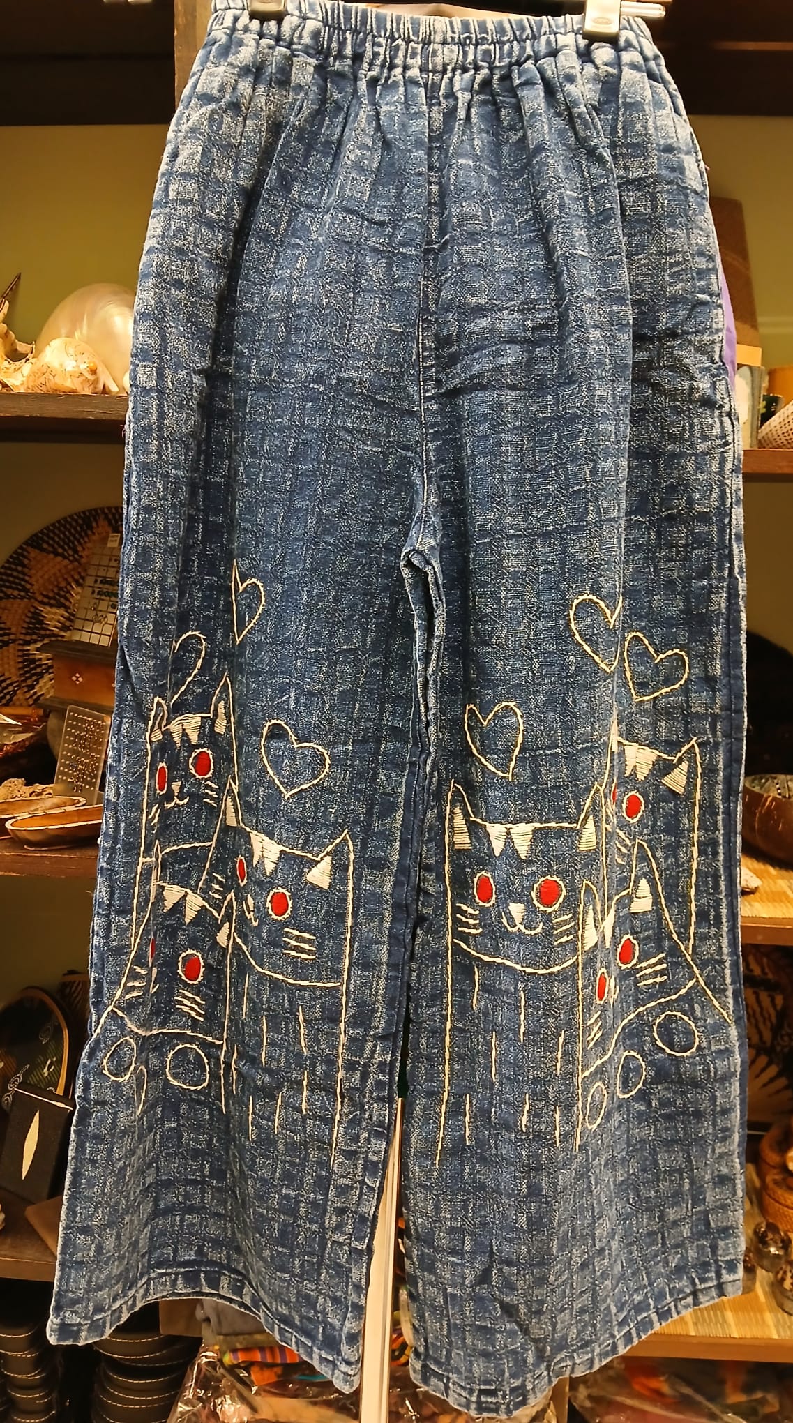 Embroidered pants
