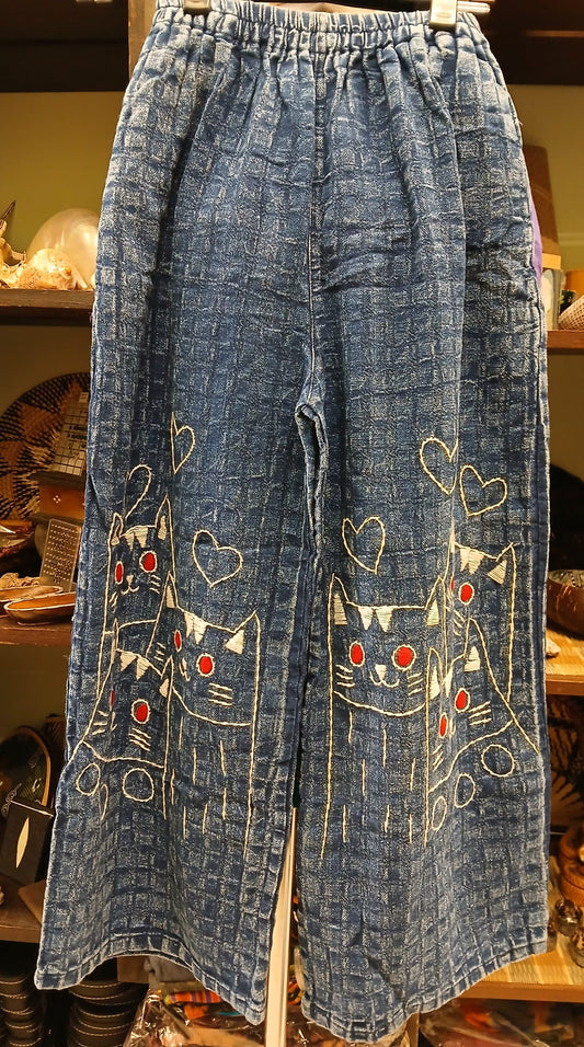 Embroidered pants