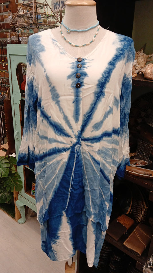 L/s Tunic tye dye