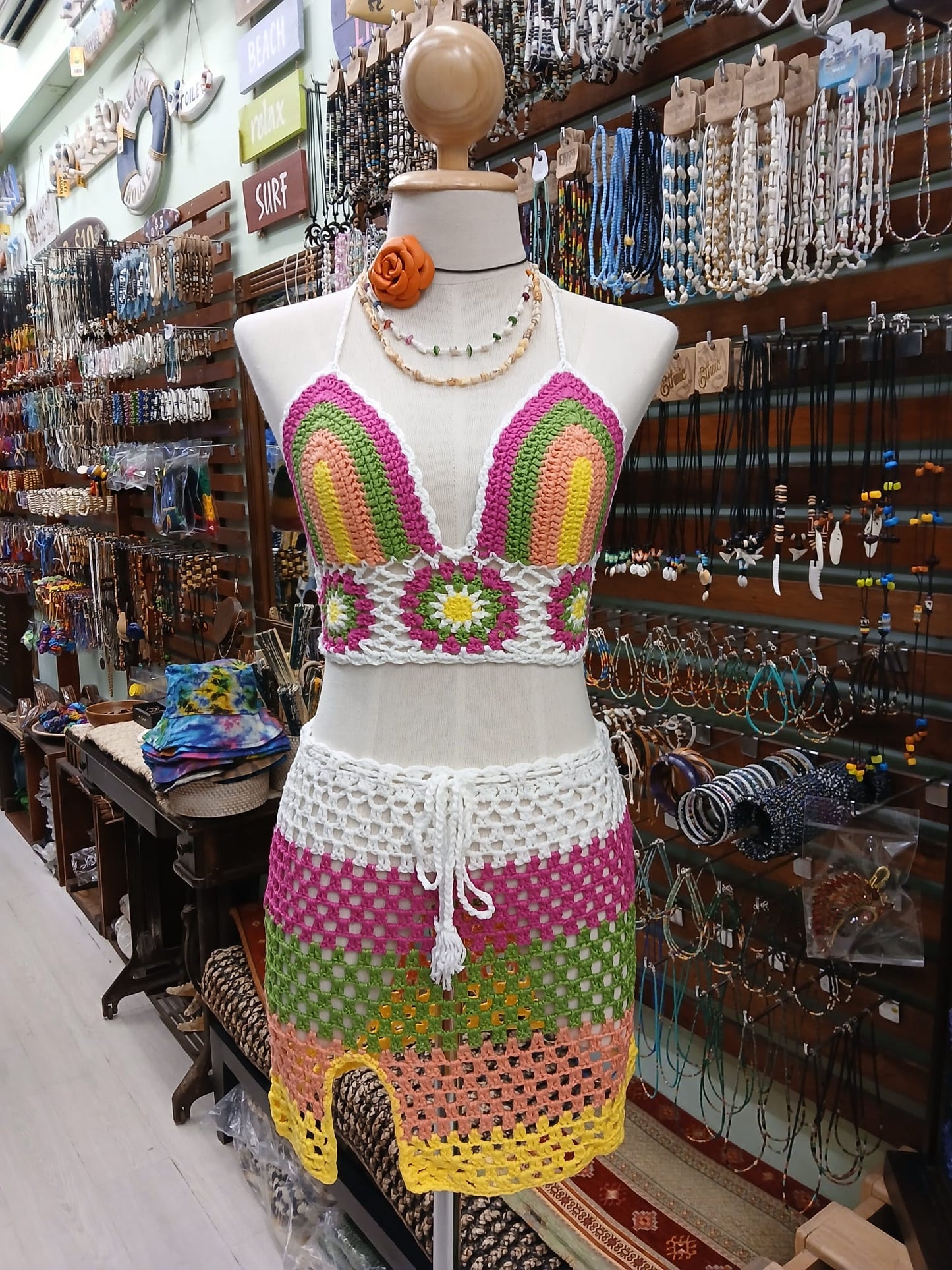 Bikini skirt set