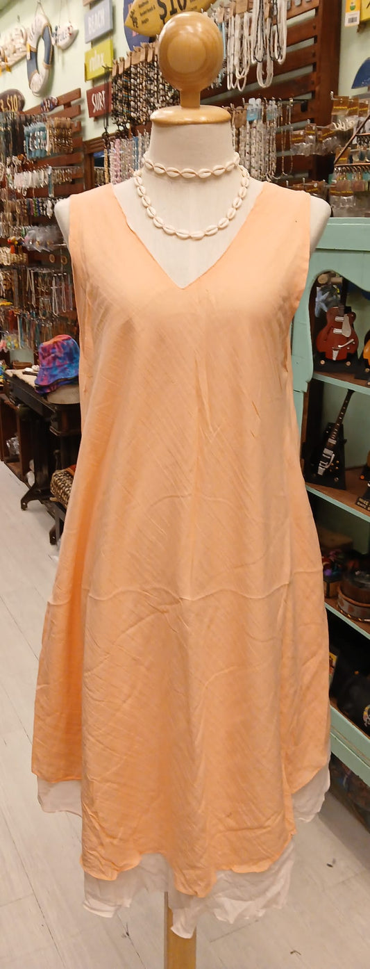 Sleeveless midi