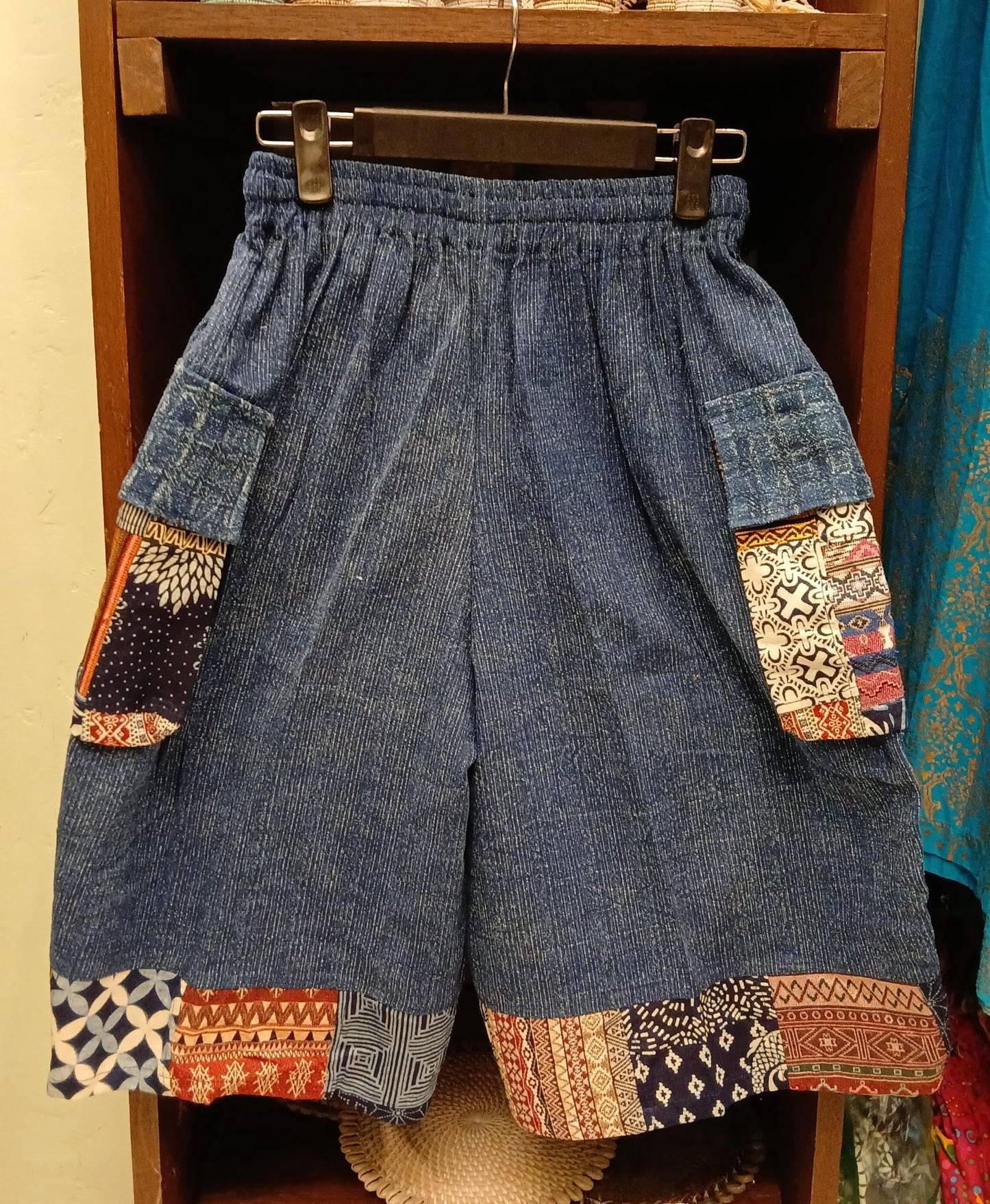Patchwork Bermudas