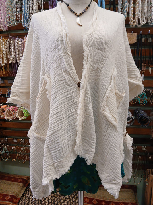 Poncho cardigan