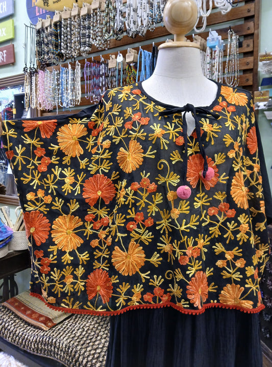 Poncho blouse