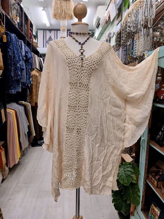 Caftan crochet tunic