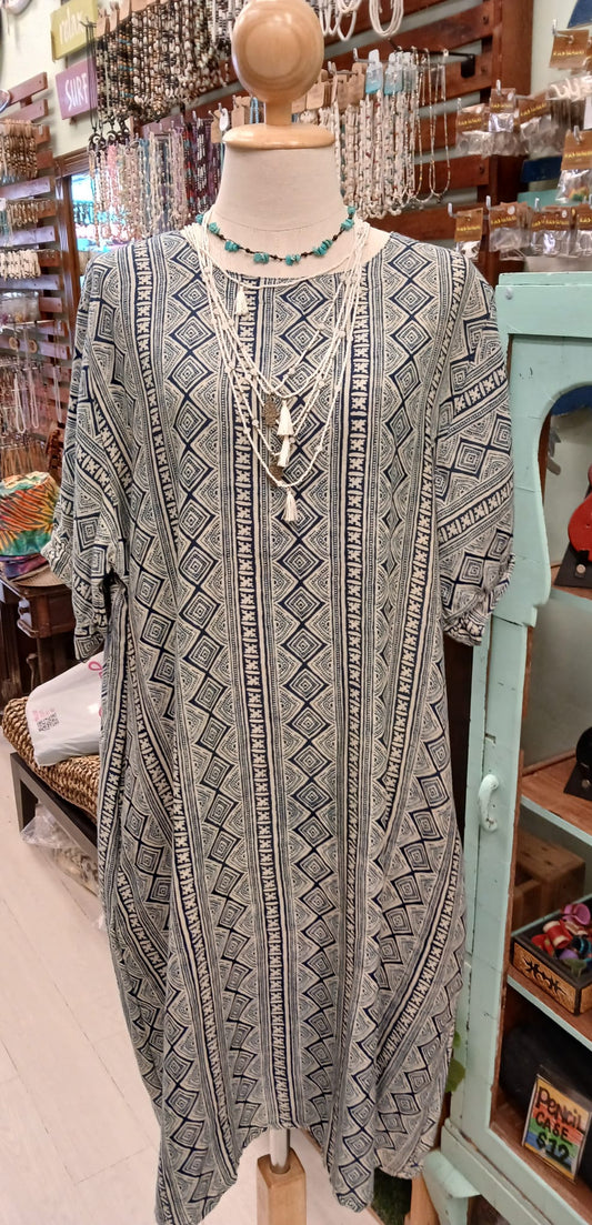 S/s midi dress