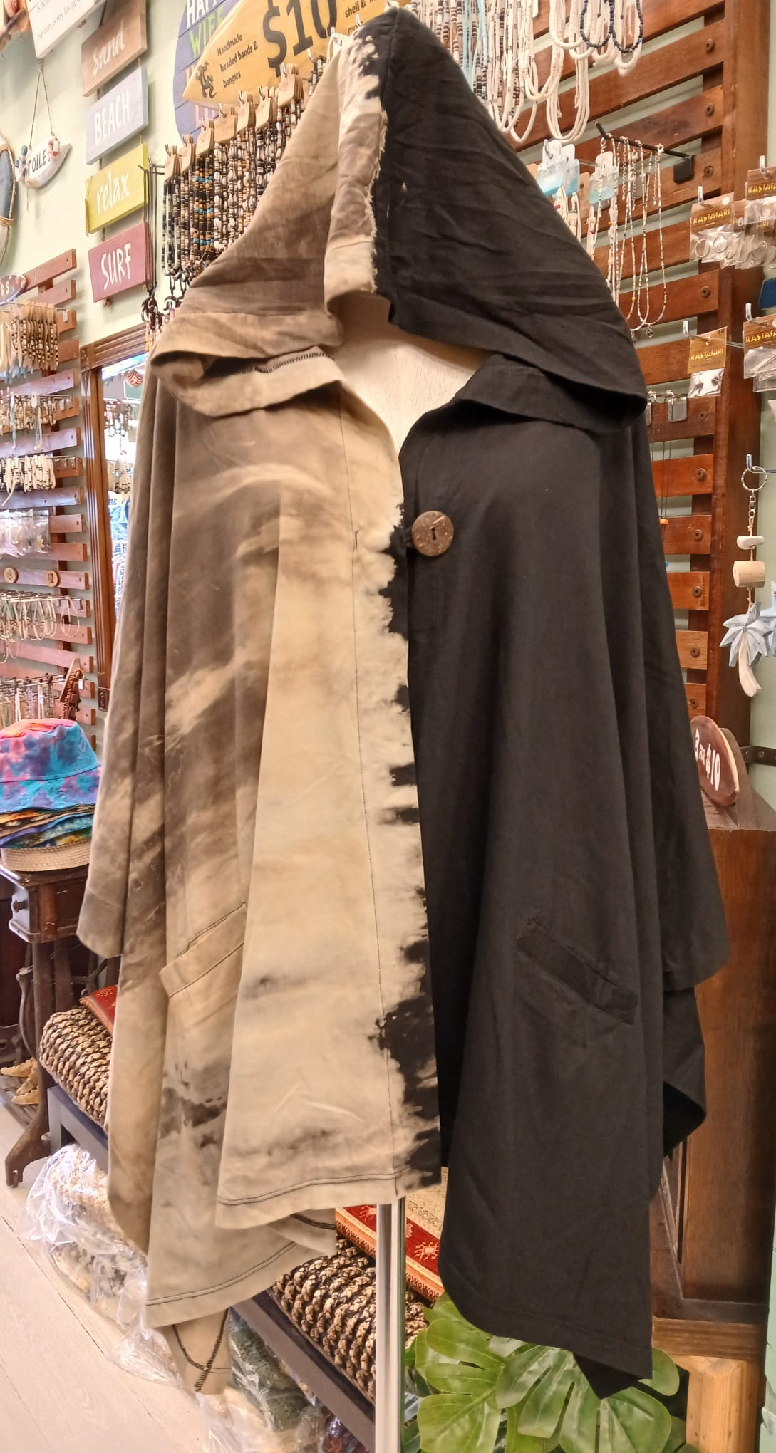 Hoodie poncho jacket