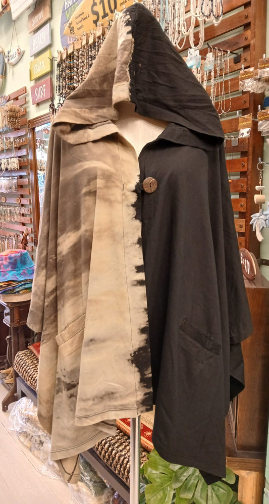 Hoodie poncho jacket