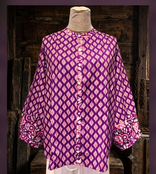 L/S Buttondown blouse